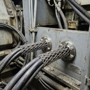 MIL-DTL-22992 strain relief cord grip attached to connector