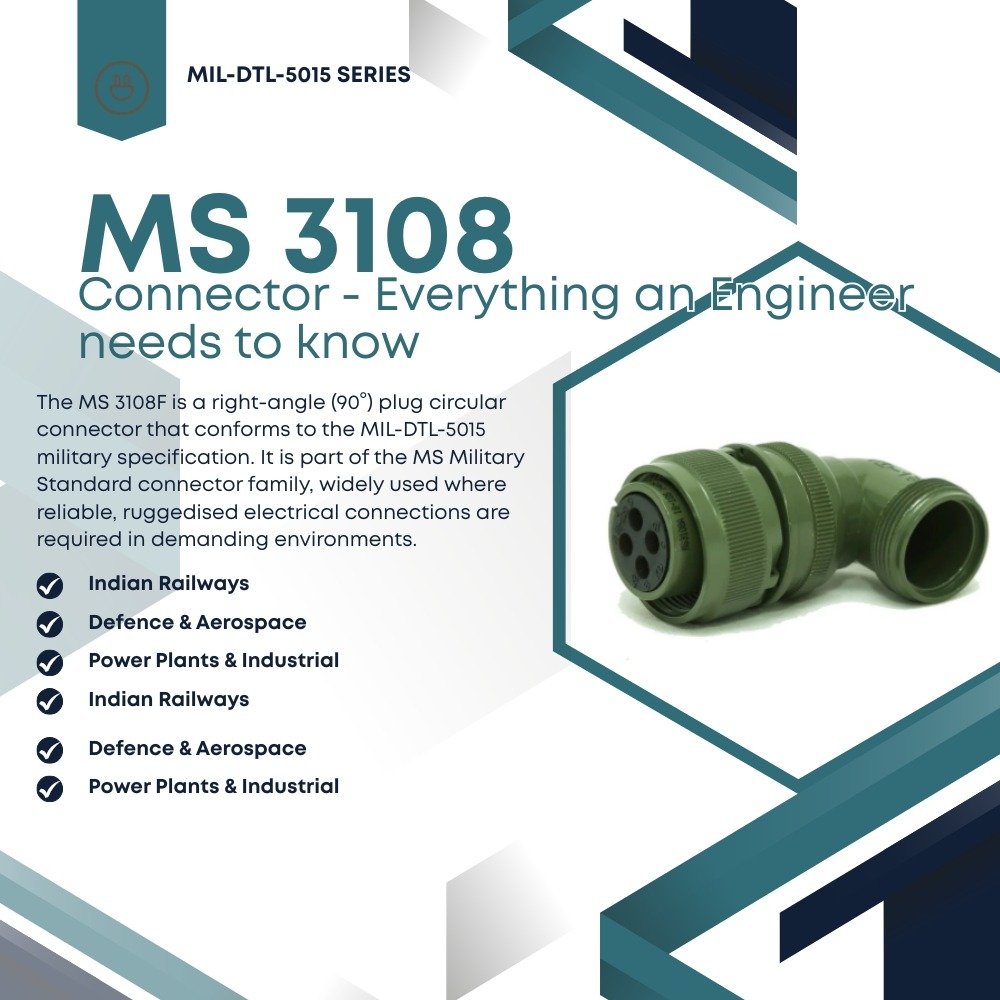 You are currently viewing MS 3108F Connector — Everything Your Engineering Team Needs
